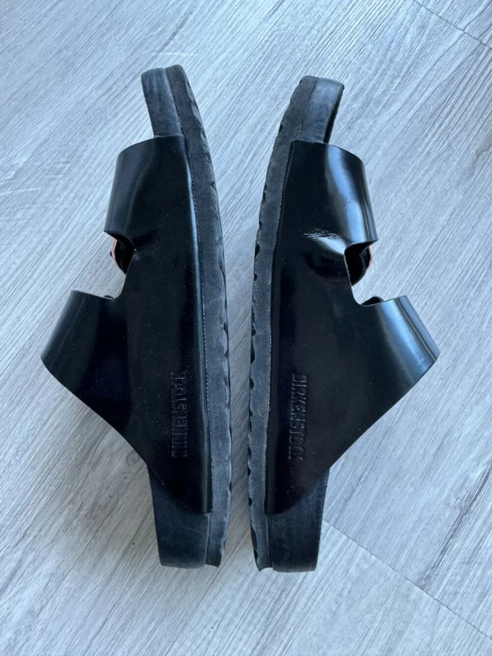 Birkenstock Arizona Big Buckle High Shine Exquisite – Black Size 38 / US 7–7.5